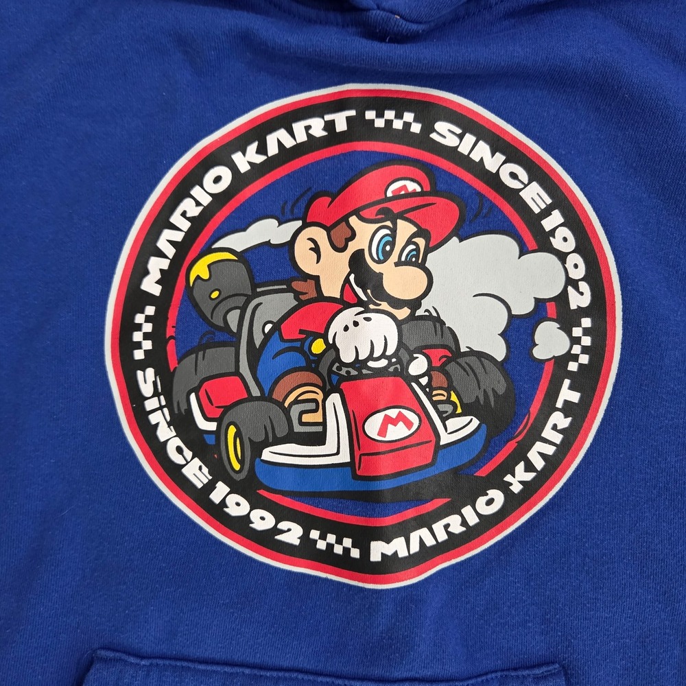 Mario Kart‎ Since 1992 Hoodie Kids Size 12 Nintendo Gaming Graphic